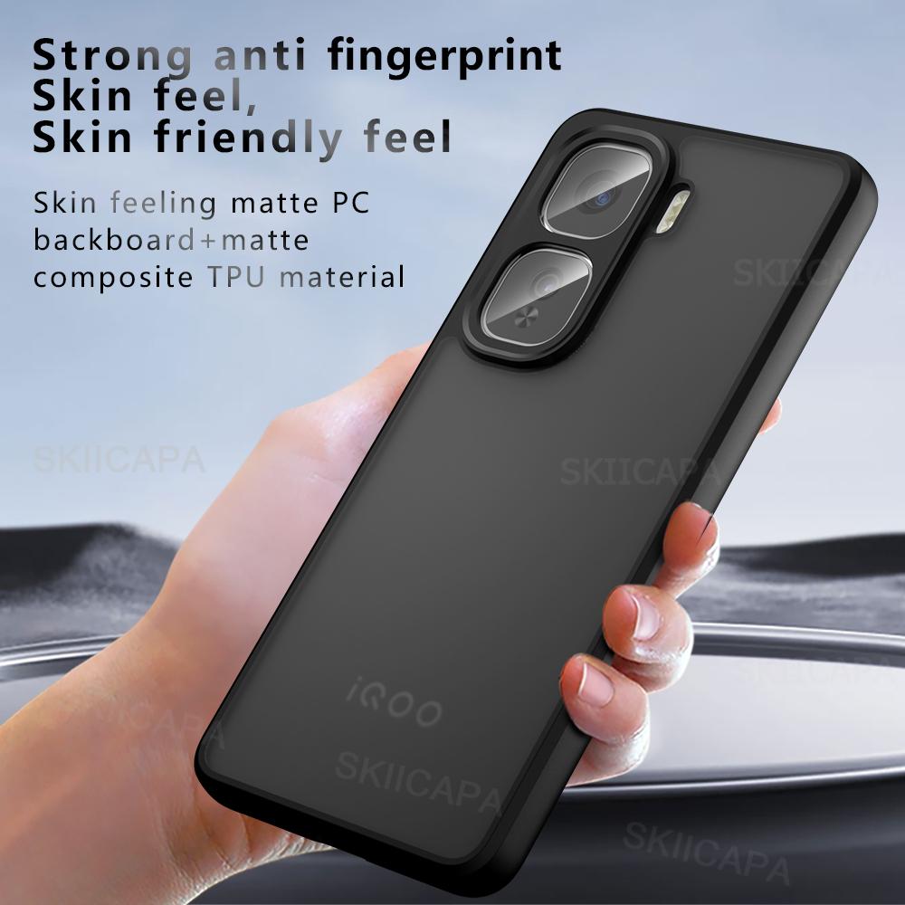 Чехол для VIVO IQOO Neo 10 Pro Plus Полупрозрачный Матовый Ударопрочный Жесткий Бампер Мягкая Прозрачная Задняя Крышка для VIVO IQOO Neo 9s Pro Plus Чехол