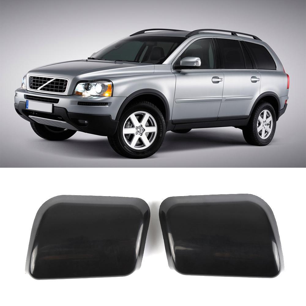 Пара черных ABS OEM правых и левых крышек омывателя фар для VOLVO XC90 Series 2002-2006 OE 30698209 автомобильные аксессуары