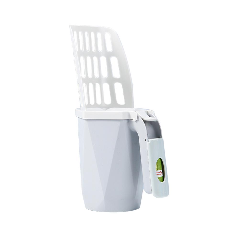 Совок для кошачьего туалета из нержавеющей стали: Цельная металлическая лопата с небольшими отверстиями для бентонита и рудного мусора