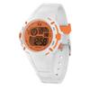 Authorized Distributor Ice Watch Watch Unisex 024002 ICE Digit Explorer White Orange Small Waterproof Stopwatch Alarm Date Day of the Week GMT