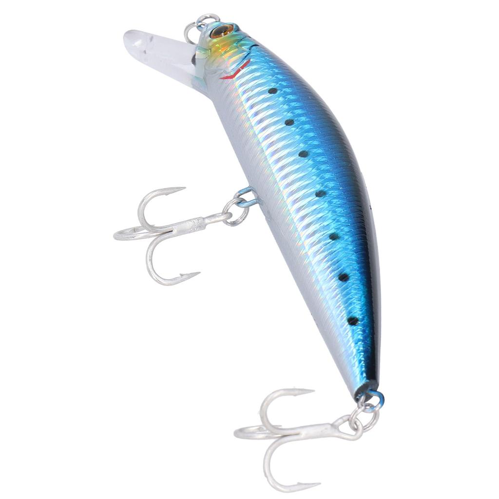 Sea Fishing Sinking Lure 60g Stainless Steel Plastic Artificial Simulation Eye Bait Accessory