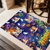 Halloween Friends Trick-or-treat Personalized Text Carpet Design for Entryway Bedrooms Game Room Study room Anti-slip Rug Decorate Offices