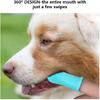 3PCS Pet Finger Toothbrush Teeth Cleaning Products for Cats and Dogs Nontoxic Silicone Bristles Oral Cleaning Toothbrushes