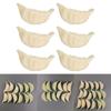 Artificial Dumpling Set 6Pcs Simulation Dumplings Models for Food Photography Props and Party Decoration