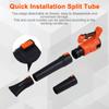 Cordless Leaf Blower 21V Electric Blower with Powerful Motor 2Pcs 3.0Ah Battery Adjustable 2 Speeds