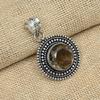 Уникальный дымчатый топаз Gemstone 925 Sterling Silver Handmade Amazing Pendant Jewelry