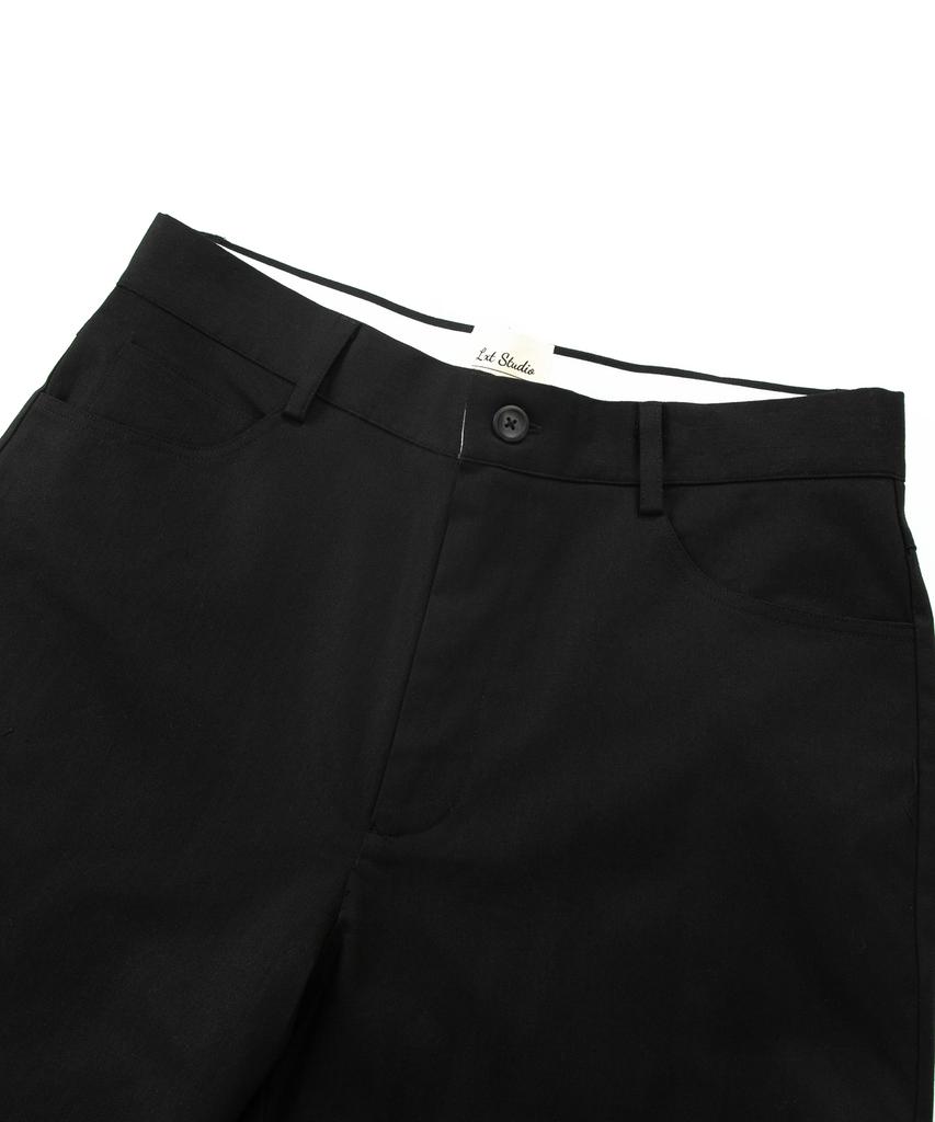 LXT For Summer Semi-Wide Cooling Cotton Chino Pants [Black]