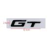 Chrome Black 3D Letters GT ABS Emblem for 5 3 Series 320d E36 320 C 400 650 530 F07 F34 G32 GT Car Trunk Badge Logo Sticker