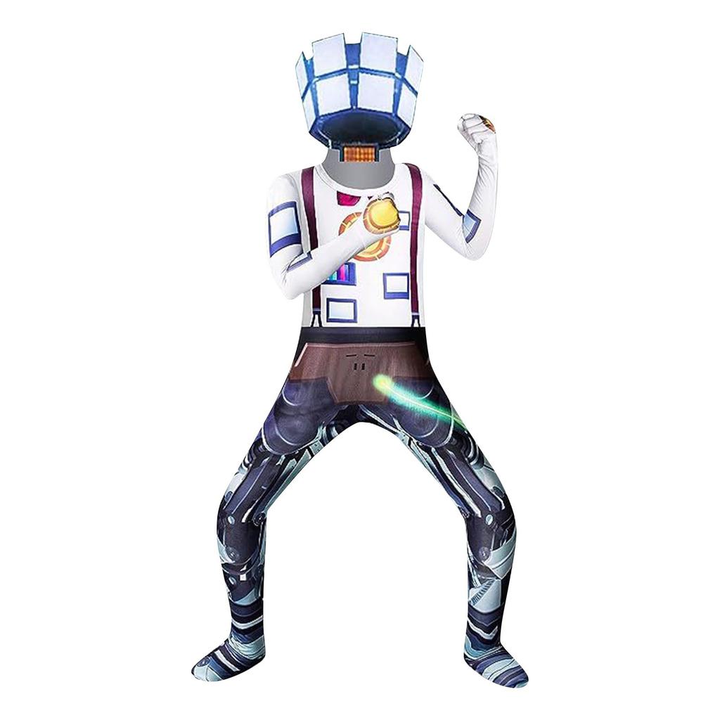 Хэллоуин косплей вечерние боди с головным убором мультяшный игровой наряд