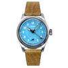 Big Crown Pointer Date Leather Strap Blue Dial Automatic 01-473-7786-4065-07-5-19-22FC Men's Watch