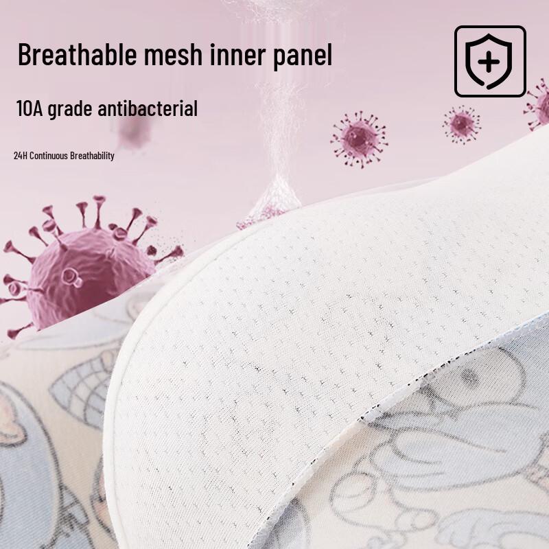 Nanjiren Мужские хлопковые трусы-боксеры с мультяшным принтом