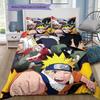 Naruto Konoha Bedding Set, 1 Duvet Cover & 2 Pillowcases, Home Decor, Perfect Gift for Naruto Fans