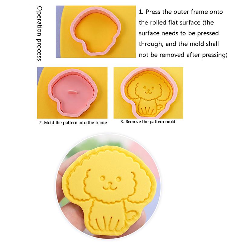 8 шт 3D собака формы для выпечки печенья DIY инструменты для печенья подарок инструмент для украшения торта