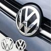Для VOLKSWAGEN VW Автомобильный передний значок на решетку 137 мм Задний значок на крышку багажника 115 мм Черный автологотип Для Volkswagen VW Golf 7 mk7 2014-201