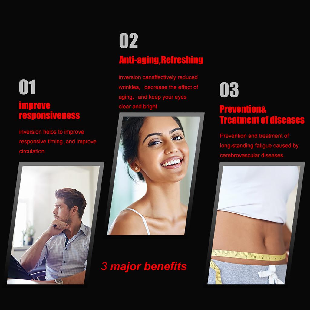 Прочная стальная рама Фитнес Силовые тренировки Гравитационные инверсионные ботинки Совершенно новые