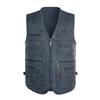 Puntos Men  Multi Pocket Waistcoat Plus Size Outdoor Shooting Fishing Hiking Vest Jacket