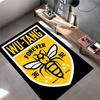 Дизайн ковра с логотипом пчелы Wu-Tang, подходящий в качестве нескользящего коврика для гостиной или дивана в спальне