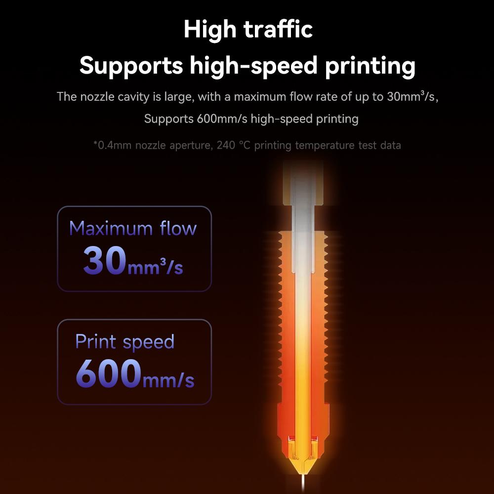 Аксессуар для 3D-принтера 1,0 мм CZ медное закаленное стальное покрытие сопло совместимо с Creality K1C K1