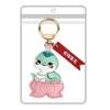 Spring Festival Cartoon Lotus Pendant Good Luck New Year Key Ring Cute Snake Keychain  Ornament