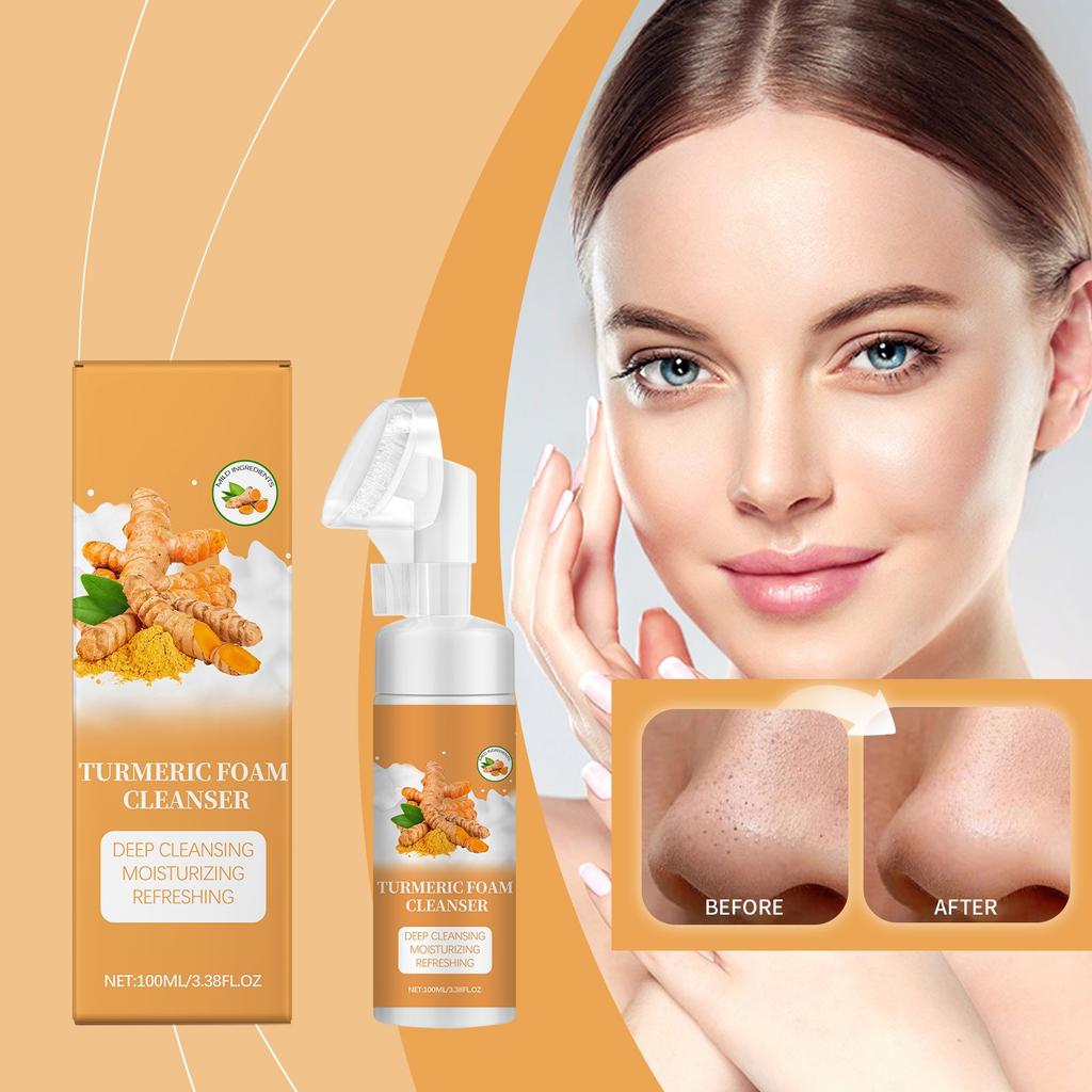 Пенящееся средство для умывания лица для удаления загара, выравнивания тона кожи, отшелушивания кожи, удаления темных пятен, удаления пигментации и выравнивания тона кожи 100 мл