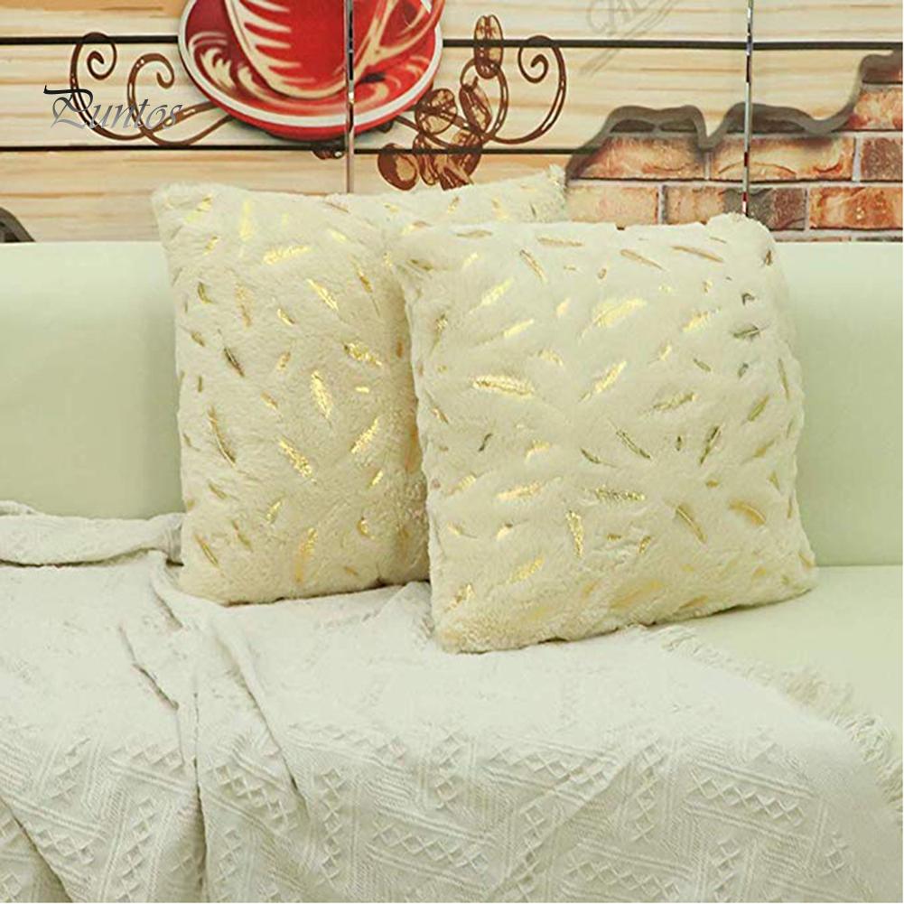 Главная Сиденье Диван Кровать Декор Перо Плюш Мягкий Плед Наволочка Чехол Подушка