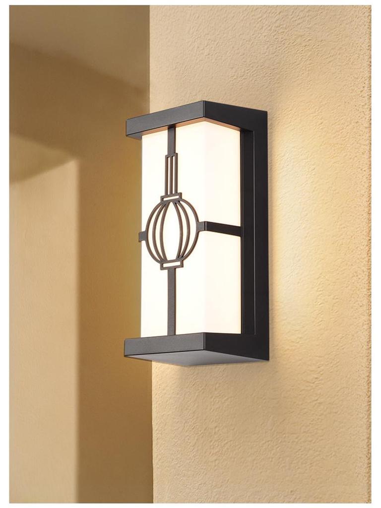 Светодиодный водонепроницаемый уличный настенный светильник для балкона, виллы, двора и спальни - современный китайский стиль