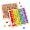 Wooden Arithmetic Puzzle for Early Education: Multiplication Table Teaching Aid for Primary Students