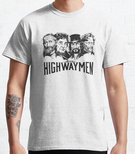The Highwaymen Band Retro Shirt Silver Stallion Kris Kristofferson Unisex T-Shirt