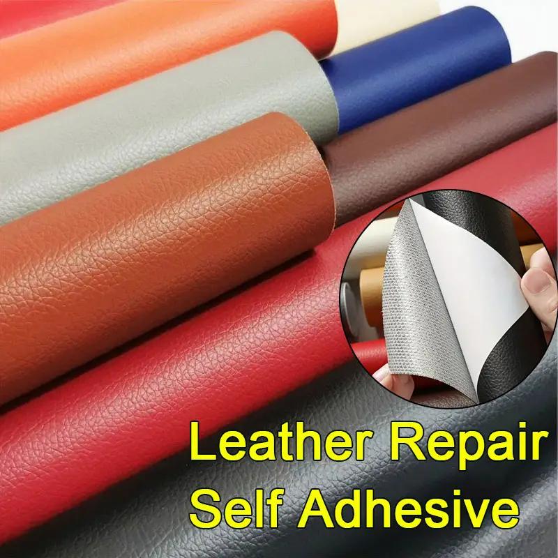 Кожаная ремонтная лента заплатка самоклеящаяся диван водонепроницаемая износостойкая для мебели водительское сиденье диван автокресла обувь ткань
