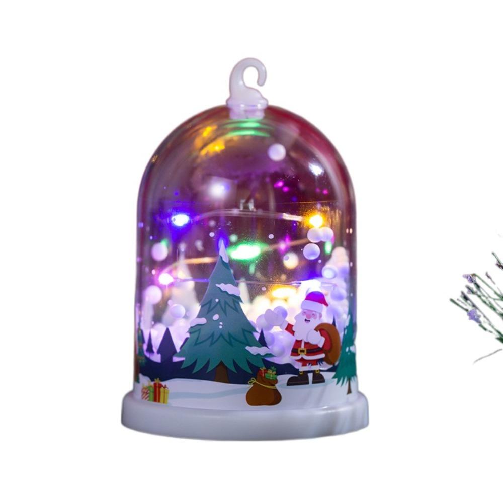 Luminous Christmas Snow Globes Lamp Christmas Desktop Decoration Lantern Desktop Decoration