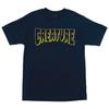 Creature Skateboard Logo Outline Navy Unisex T-shirts