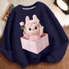 Children's Casual Round-neck Hoodie, Long-sleeved Loose Hoodie for Boys and Girls In Spring and Autumn