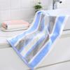 Adult Pure Cotton 32 Single Yarn Face Towel Color Knitted Jacquard Bath Towel Soft Striped Towel