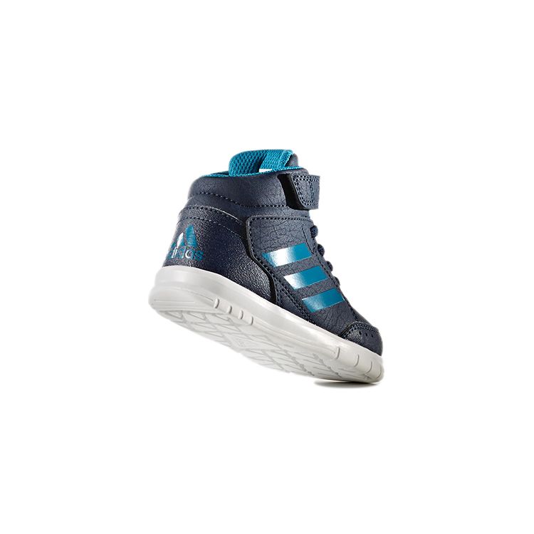 adidas Altasport Mid El I Удобные Легкие Нескользящие Прочные Ботинки Средней Высоты для Ходьбы Детская Обувь Темно-Синий BB6207