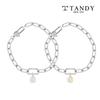 [Tandy] Tandy Women's Emblem Pendant Link Chain Bracelet Tdb503S (Choose 1 of 2)