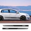 Для Volkswagen GOLF 4 5 6 7 наклейки на боковые двери автомобиля гоночные спортивные полосы стиль виниловая пленка декор наклейки авто тюнинг аксессуары