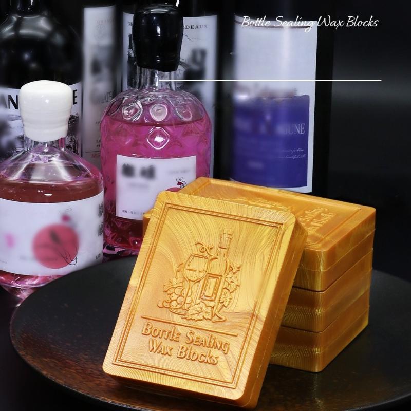 45g Wine Bottle Sealing Wax, Leak-Proof Reusable Decorative Seal for Liquor Storage