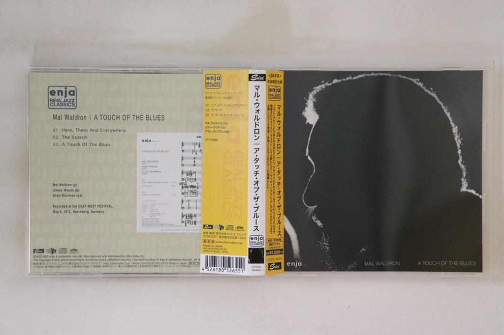 CD MAL WALDRON  A Touch Of The Blues CDSOL46444 SOLID RECORDS 2020 Japan Obi Jazz Used