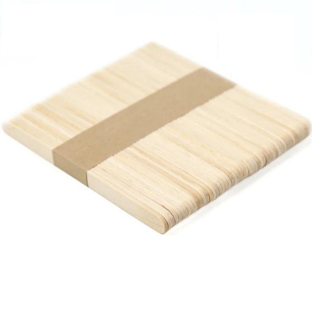 Wooden Craft Stick Wooden Popsicle Sticks DIY Hand Crafts Ice Cream Sticks DIY Wooden Sticks