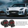 Skull Head Screw 3D Skull Red Eye Design License Plate Fixing Nut Skull Automobile Accessories Skull License Plate Frames