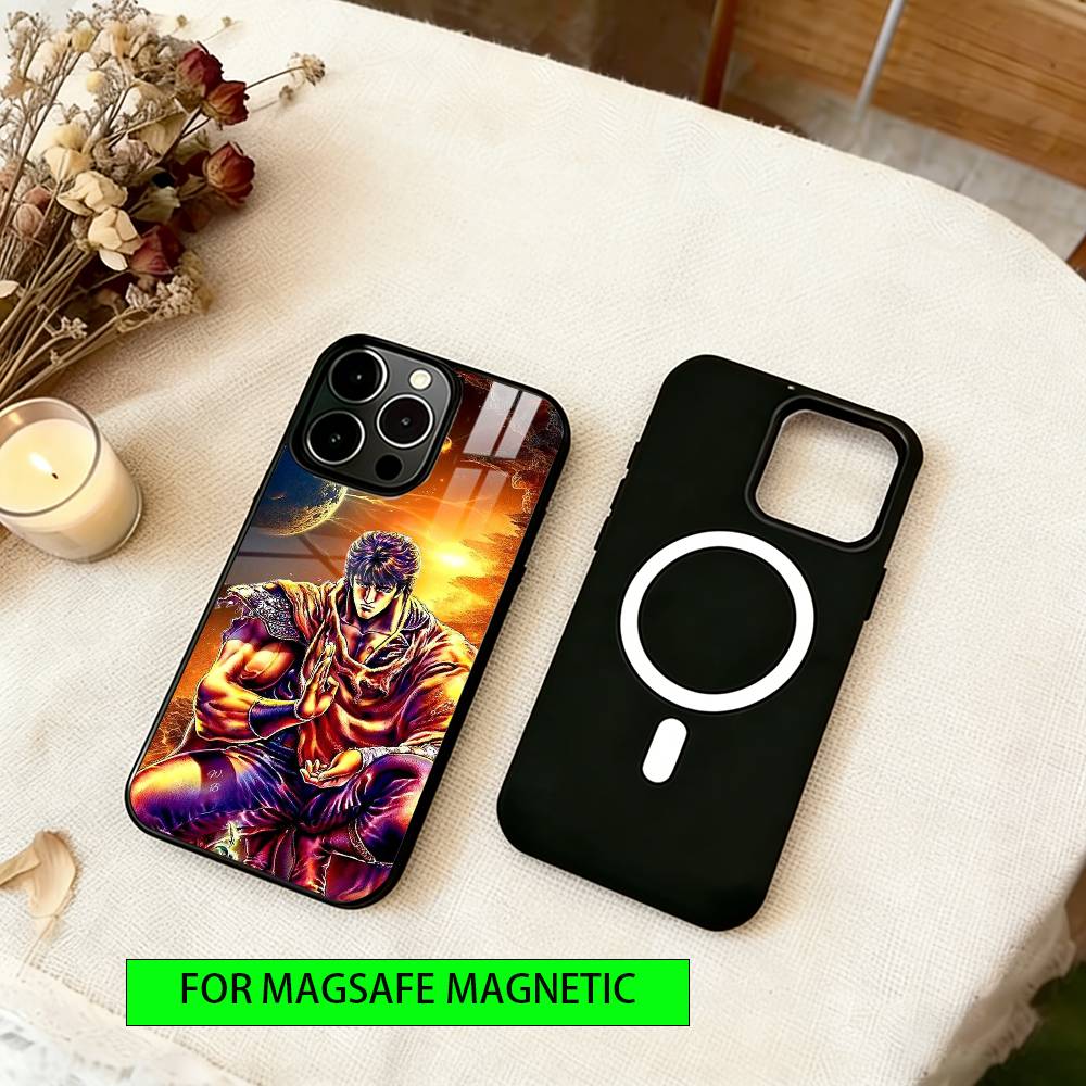 Fist of the North Star Phone Case For iPhone17,16,15,14,13,12,11 Plus,Pro Magnetic with Magsafe Wireless Charging