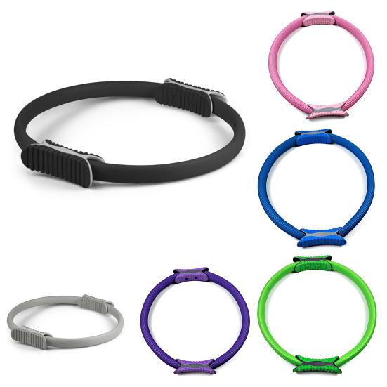 Женское кольцо для пилатеса с нескользящими ручками для ног, тонизирующее внутреннюю часть бедра, упражнения для мышц тазового дна, круг для йоги, домашний тренажерный зал, фитнес-оборудование