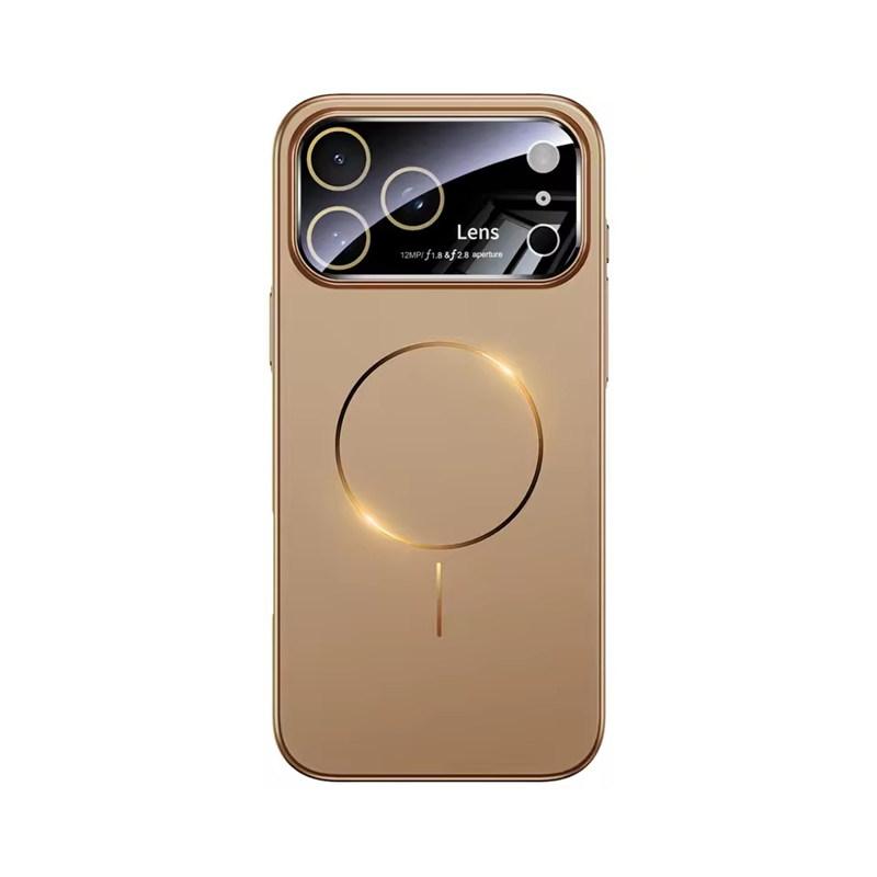 Стеклянный матовый чехол Nano для iPhone 17 Air 16 15 14 13 12 11 Pro Max 17 Pro Магнитный для беспроводной зарядки Бронированный Funda