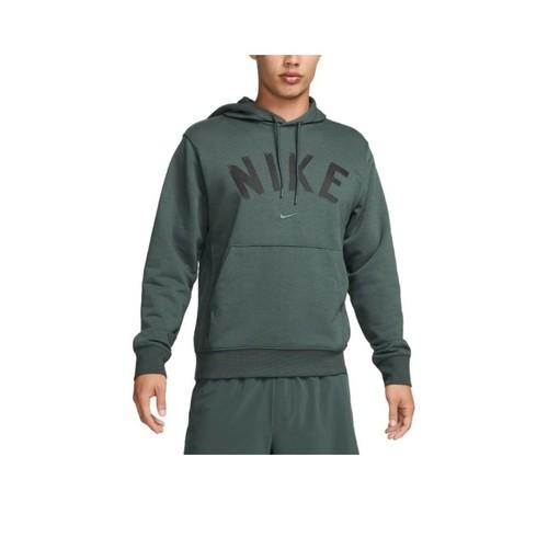 Nike Мужская толстовка с капюшоном и длинными рукавами с логотипом, зелёного цвета.