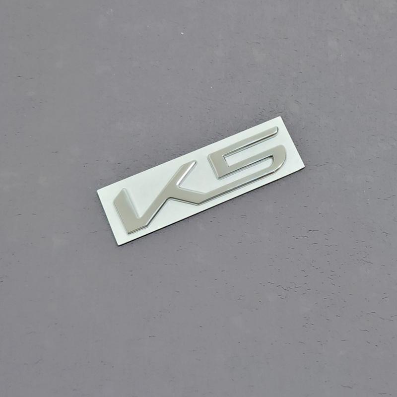 Car styling Metal Car Trunk Letters Decals Sticker For Kia New K3 K5 K8 Badge Emblem Stickers black red rdxbt90