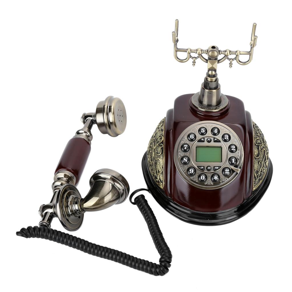 CTN8028 Винтажный настольный телефон Многофункциональный стационарный телефон ABS с функцией повторного набора номера Flash