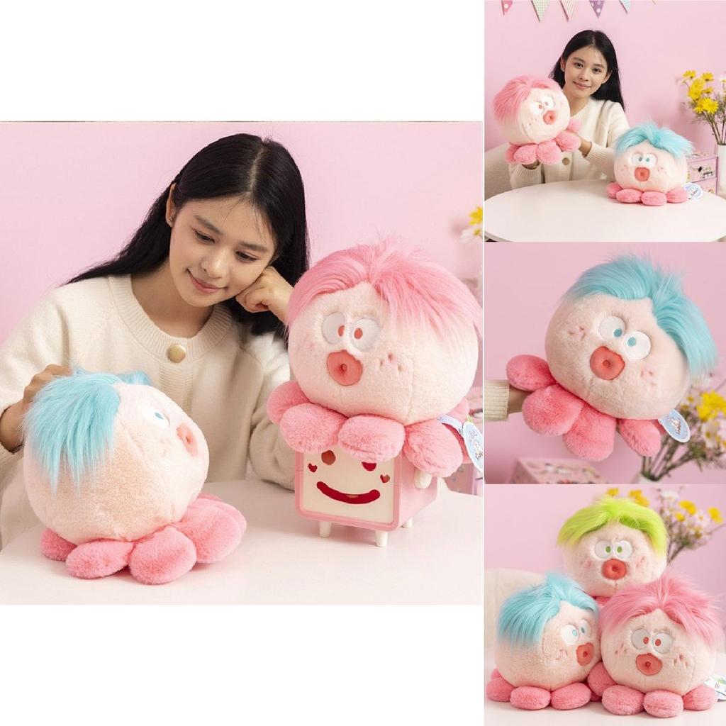 Cute Plush Octopus Doll Adorable Soft Toy With Colorful Design And Comfortable Filling