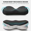 Seat Cushion, Ergonomic Memory Foam Coccyx Cushion for Office Chair & Car, Relieve Long-Term Sitting Pressure