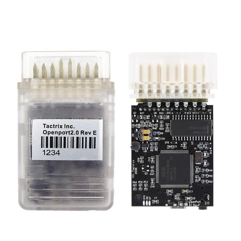 Инструмент для автоматической настройки чипа OBD2, сканер, диагностическое программное обеспечение, удаленная установка для отладки автомобиля, Tactrix Openport2.0
