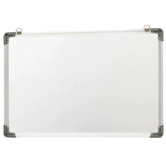 Tableau blanc magnétique - vidaXL - 50x35 cm - Acier - Facile à monter - Inclus : marqueur et gomme